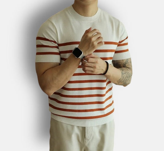 Korean summer striped t-shirt