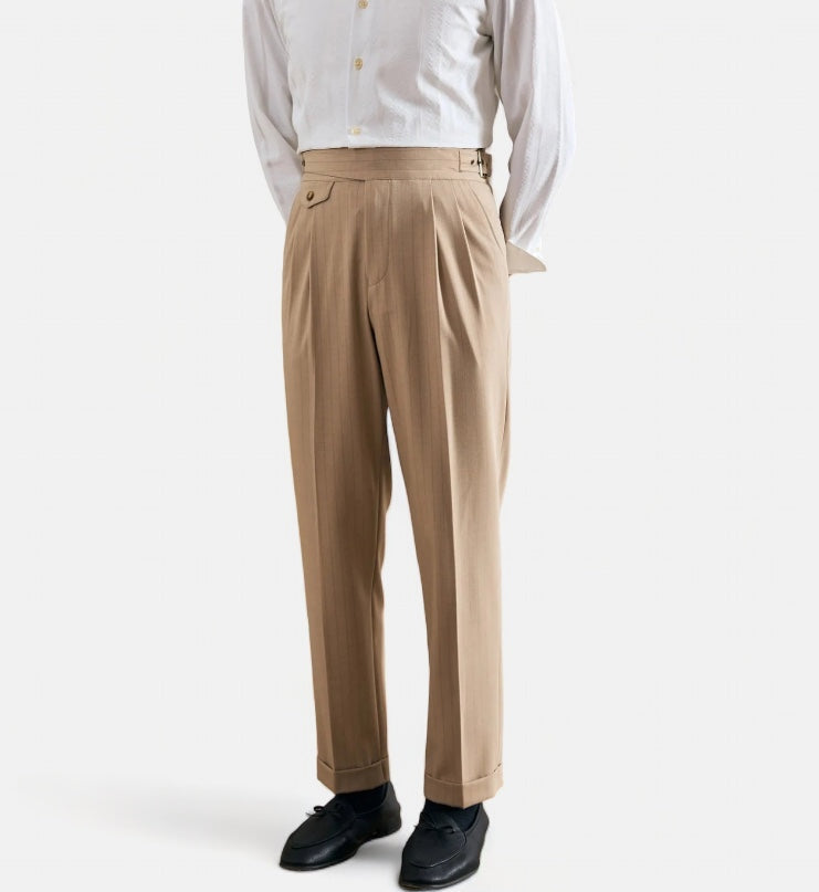 Office outfit high waist trousers