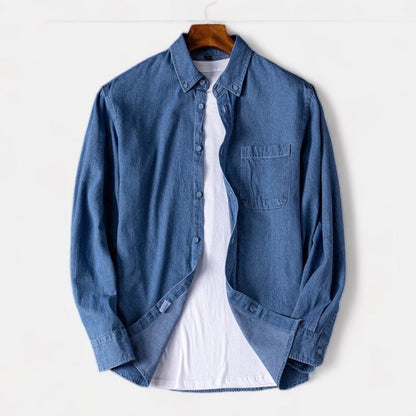 Business Casual Denim Shirt