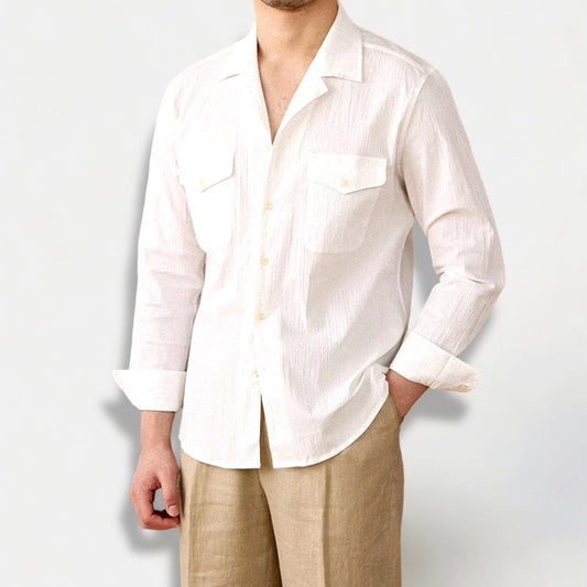 Chemise élégante au col cubin