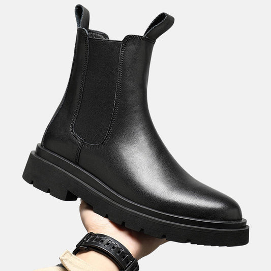 Bottes noires italiennes pour hommes YML