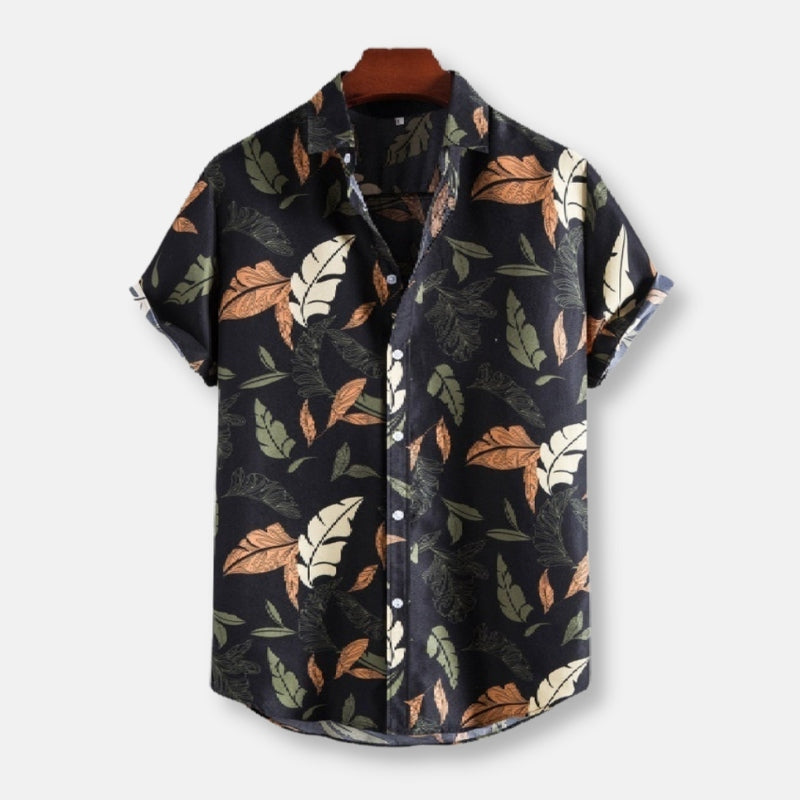 Antonios Summer Floral Print Shirt Men