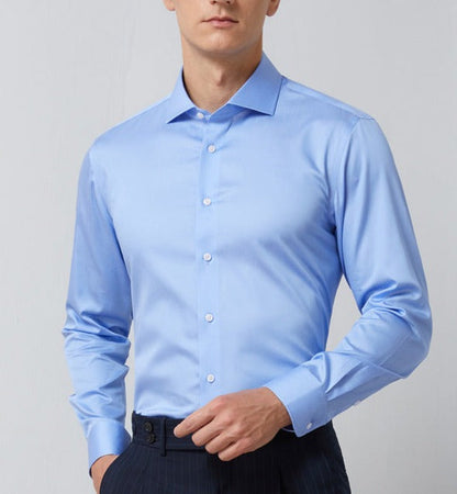 AntoniosClothing Striped Office Long-Sleeve Shirt