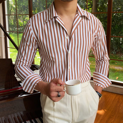 Office Formal Striped Shirt