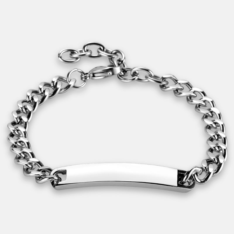 Bracelet Hip Hop en acier inoxydable pour homme YML