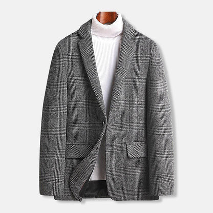 Blazer à carreaux pour homme YML