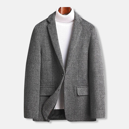 Blazer à carreaux pour homme YML