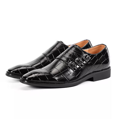 Oxford triple strip-on shoes