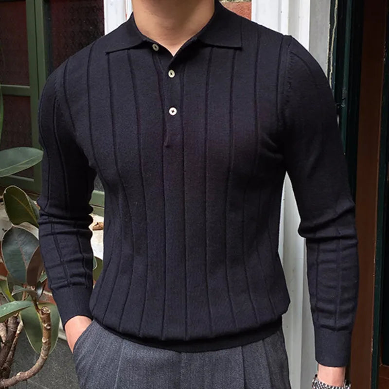 Oxford polo sweater