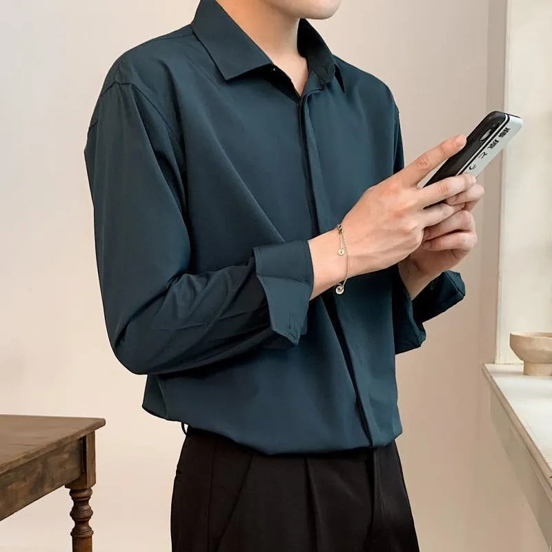 Business loose long-sleeve shirt