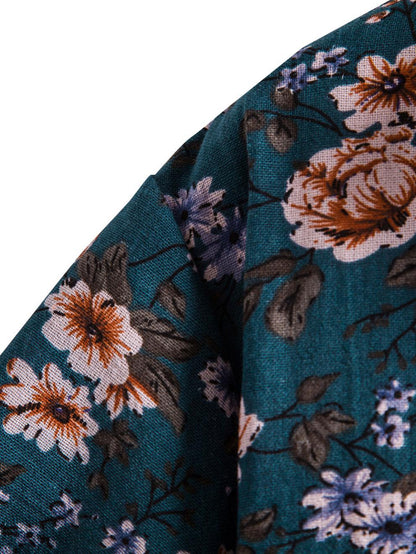 Antonios Summer Floral Print Shirt Men