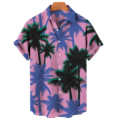 AntoniosClothing Hawaiian Summer Short-Sleeve Shirt