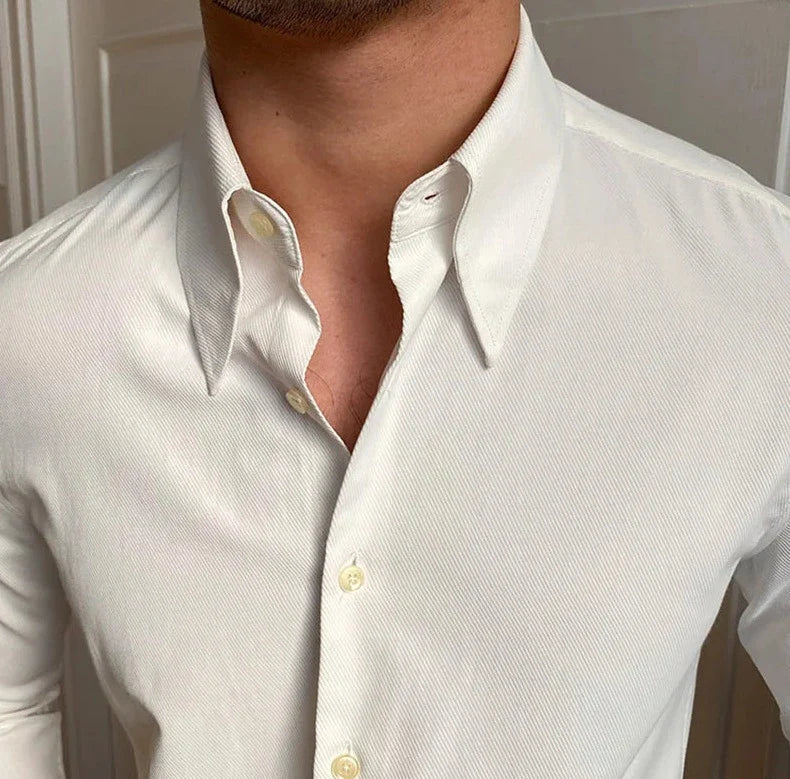 Business collar long sleeve shirt