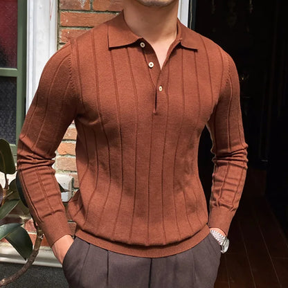 Oxford polo sweater