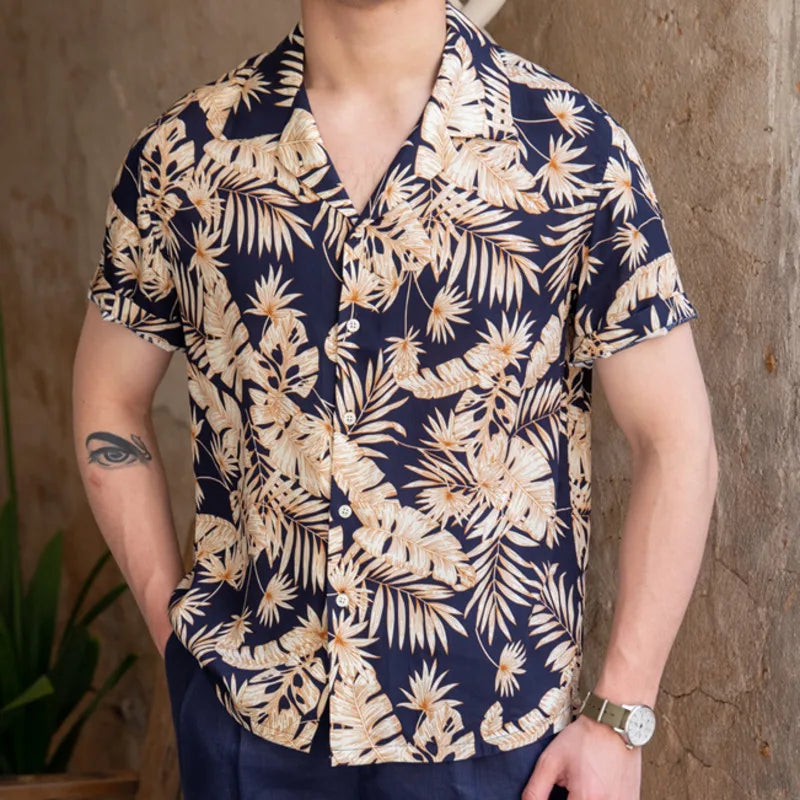 Vintage hawaiian flower shirt