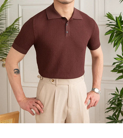 Casual men's polo t-shirt