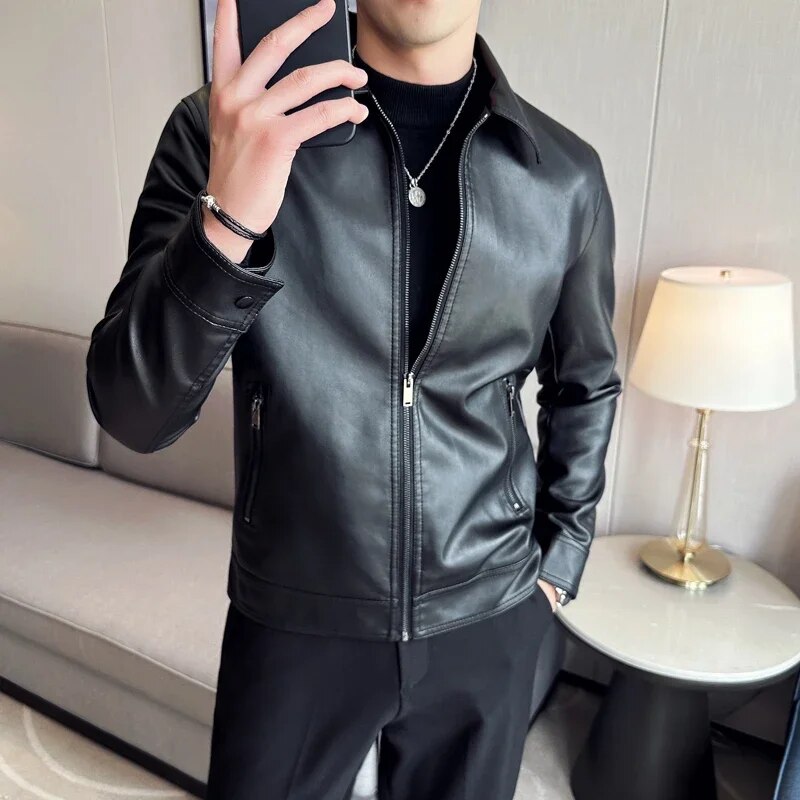 MOTO black leather jacket