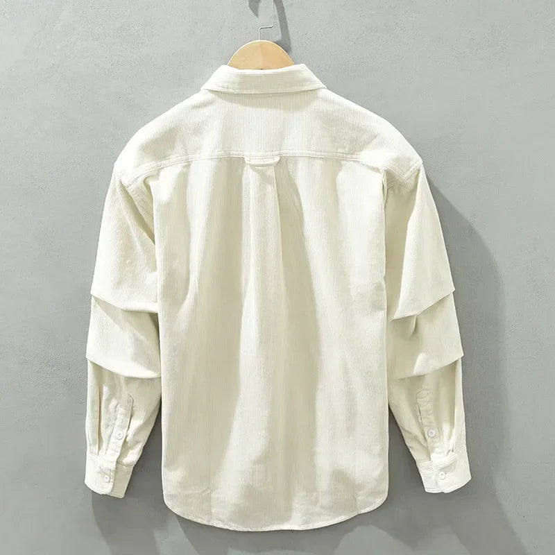 Cotton corduroy spring shirt