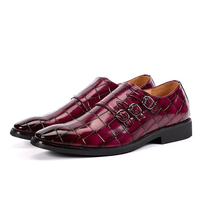 Oxford triple strip-on shoes