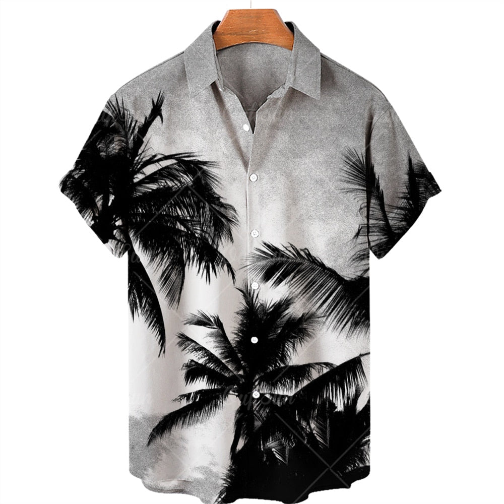 AntoniosClothing Hawaiian Summer Short-Sleeve Shirt