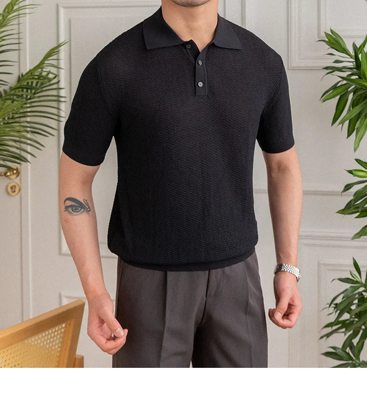 Casual men's polo t-shirt