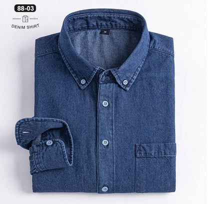 Business Casual Denim Shirt