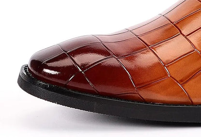 Oxford triple strip-on shoes