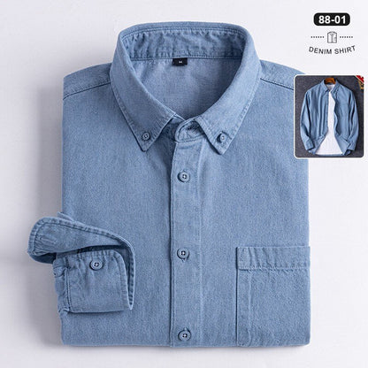 Business Casual Denim Shirt