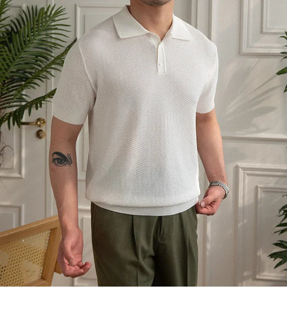 Casual men's polo t-shirt