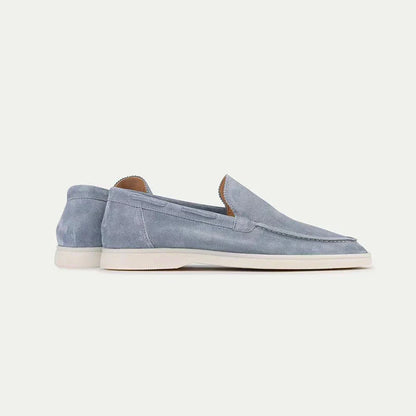 Casual slip-on suede loafers