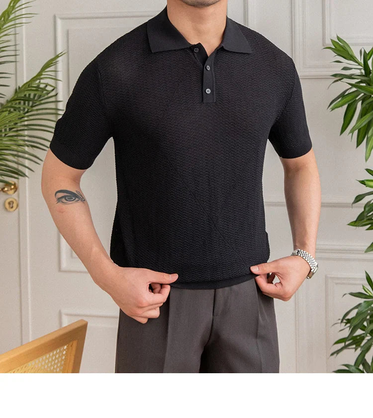 Casual men's polo t-shirt