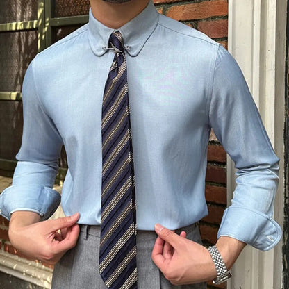 Chemise bleue YML