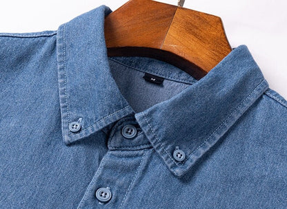 Business Casual Denim Shirt