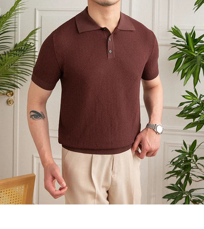 Casual men's polo t-shirt