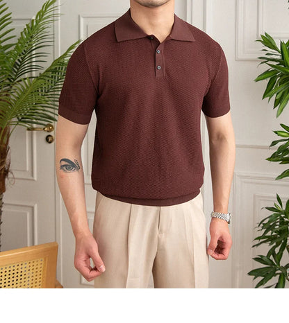 Casual men's polo t-shirt