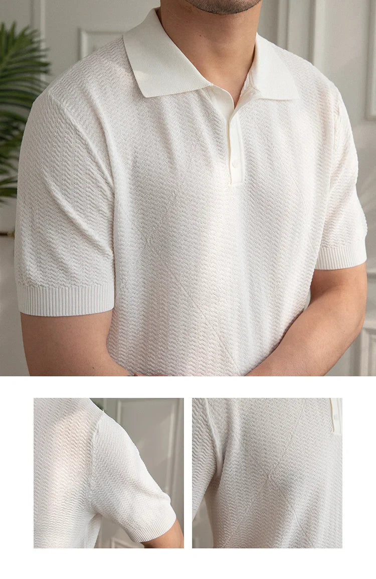 Casual men's polo t-shirt