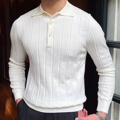 Oxford polo sweater