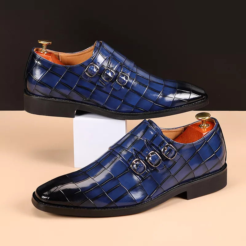 Oxford triple strip-on shoes