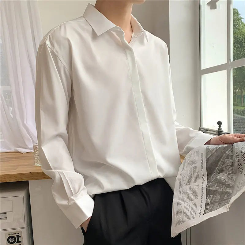 Business loose long-sleeve shirt