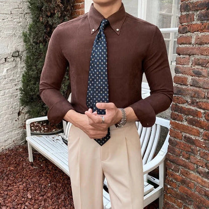 Business outfit style long sleeve shirt