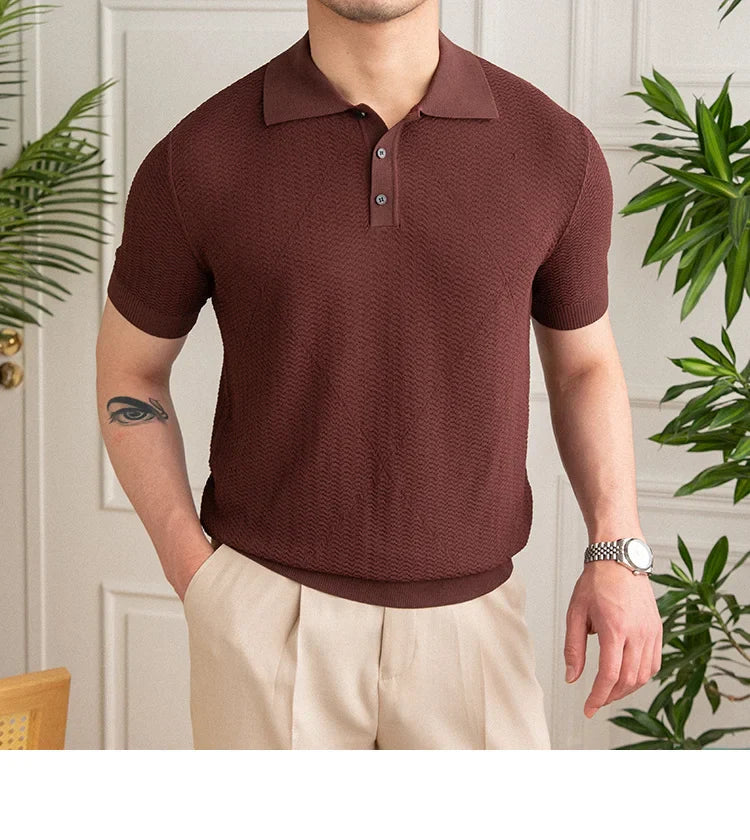 Casual men's polo t-shirt