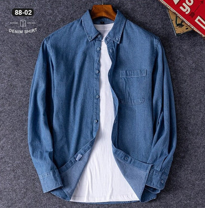 Business Casual Denim Shirt