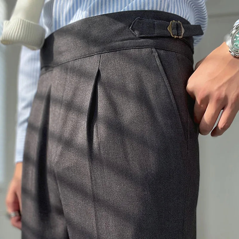 High waist gentleman trousers