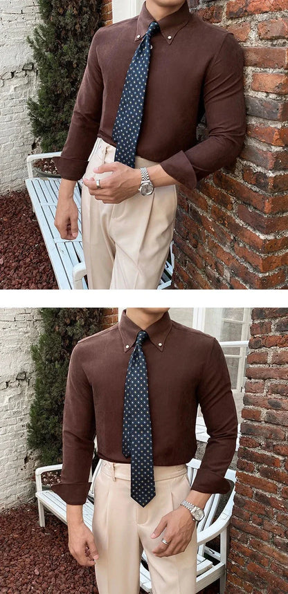 Business outfit style long sleeve shirt