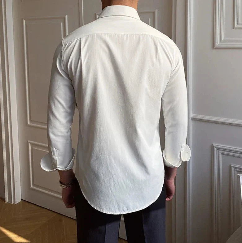 Business collar long sleeve shirt