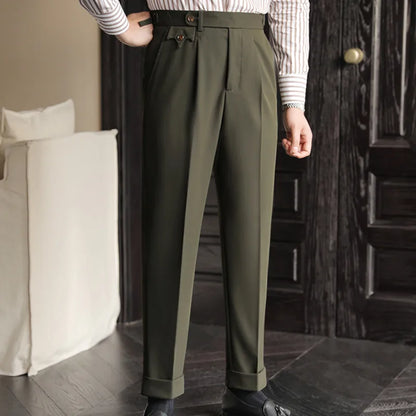 British outfit elegant trousers