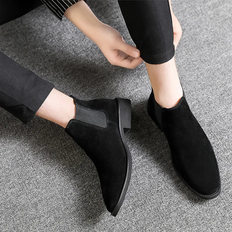 Retro chelsea boots