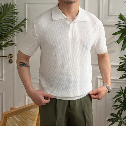 Casual men's polo t-shirt