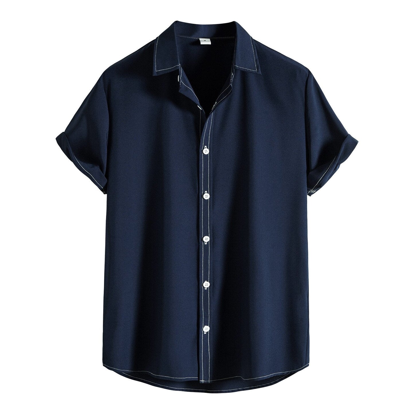 Antonios Summer Short Sleeve Solid Shirt