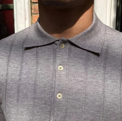 Oxford polo sweater